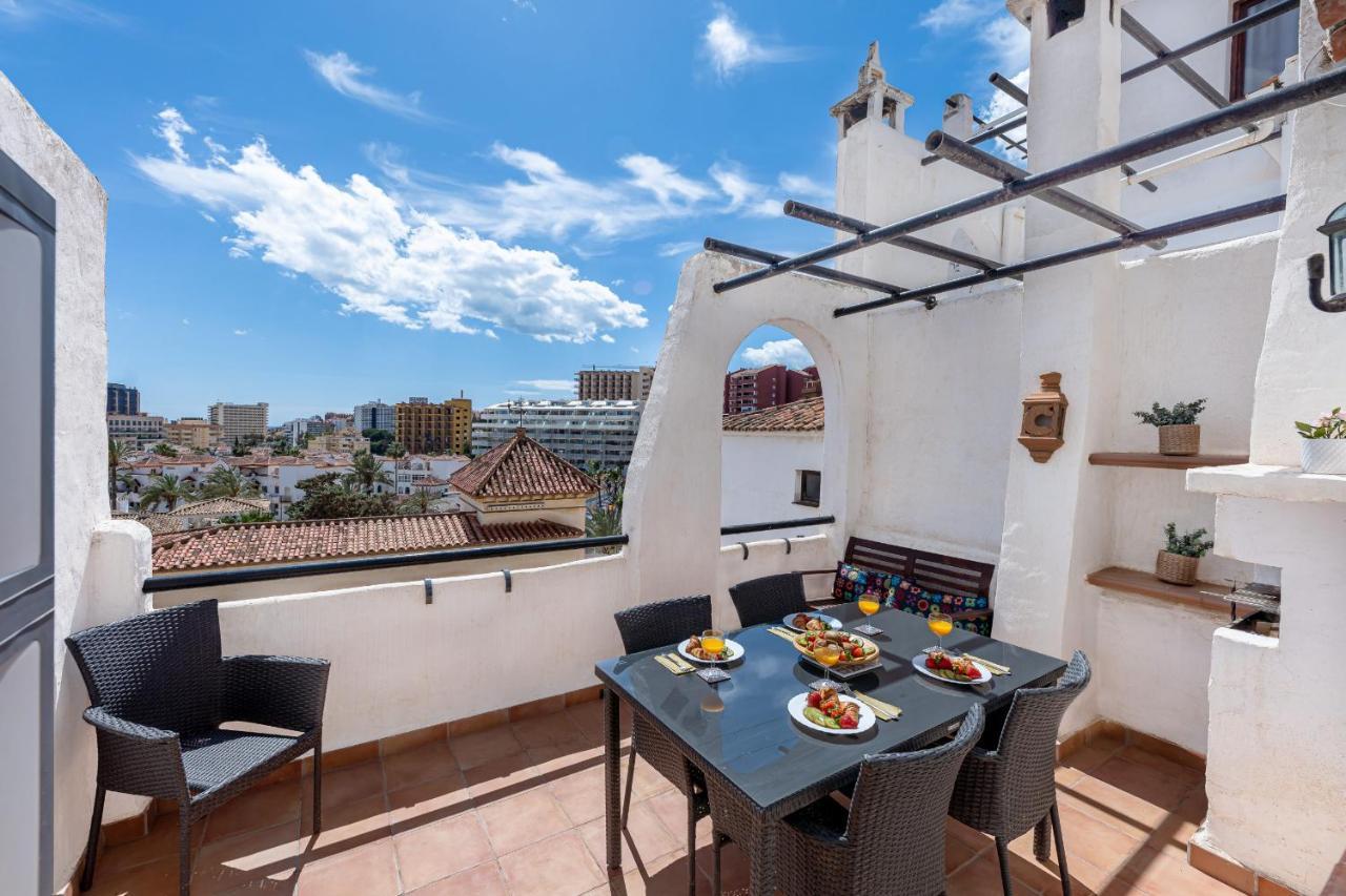 797 Hr - Pueblo Evita- Andalusian Apartment With Terrace. Benalmádena Kültér fotó